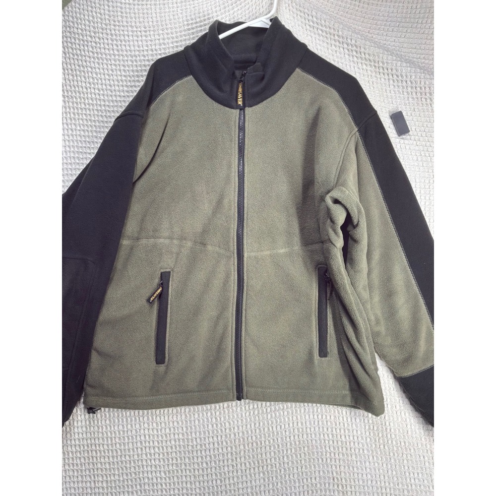 Gorpcore Mens LimbSaver Full Zip Fleece Jacket M Olive Green